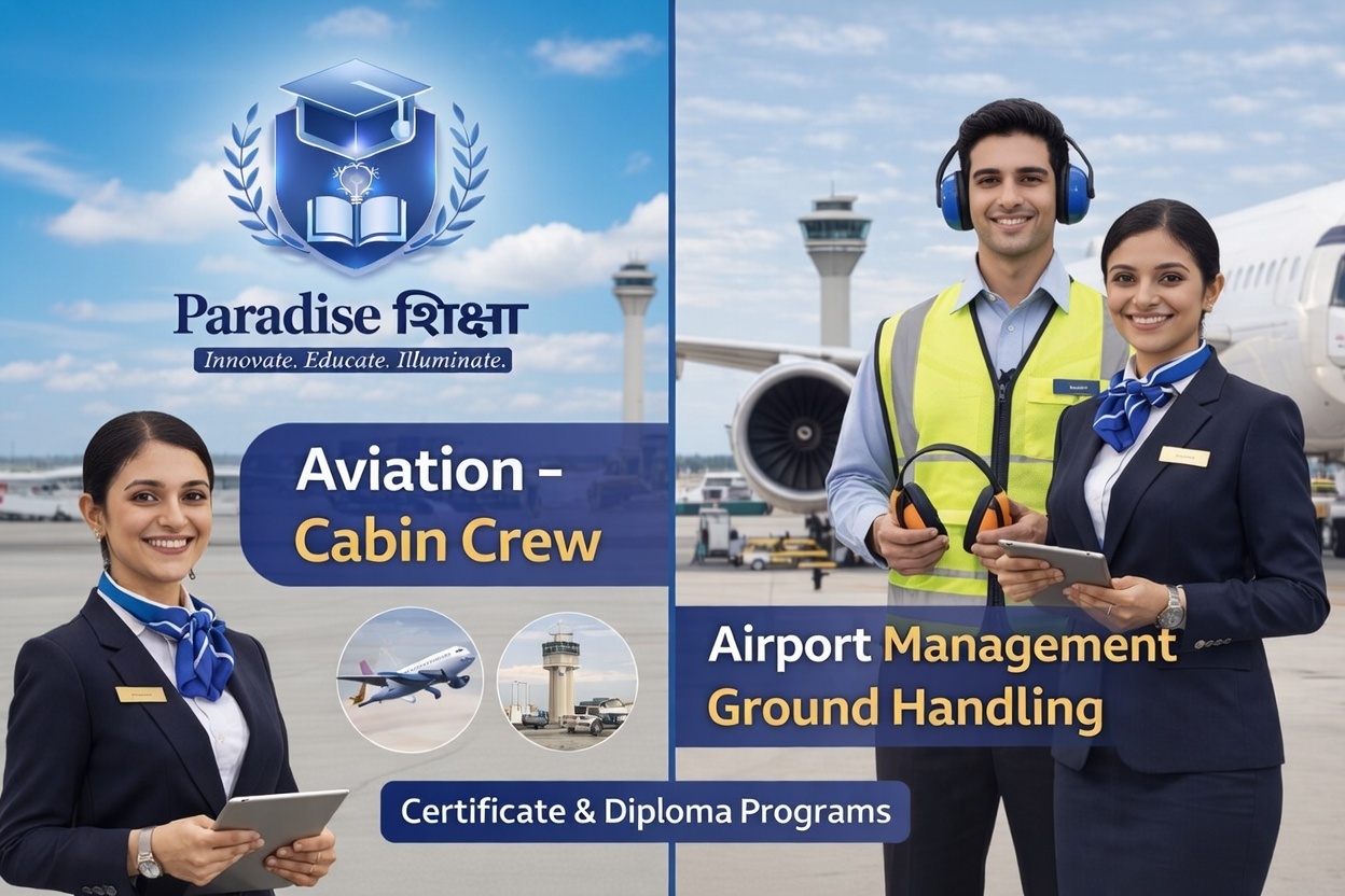 Diploma in Aviation Cabin Crew & Airport Ground Handling Training – Paradise Shiksha Dehradun
