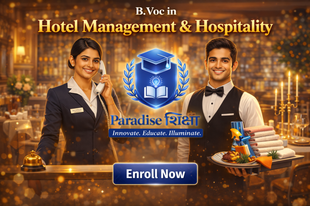 B.Voc Hotel Management & Hospitality