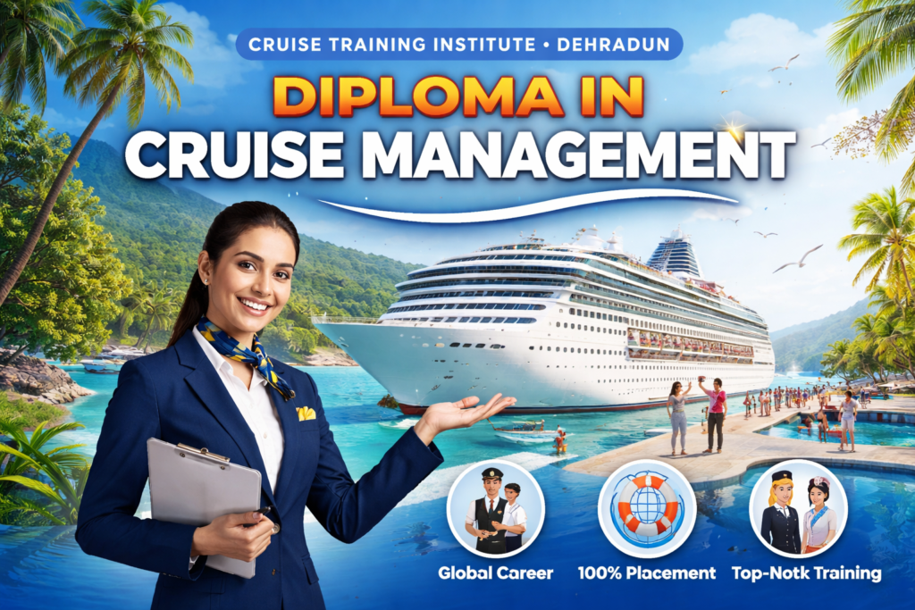 Diploma in Cruise Management training at Paradise Shiksha – Cruise Training Institute in Dehradun